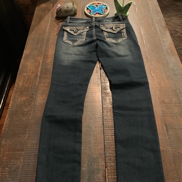 ❤️Project Indigo Juniors Size 3 Straight Leg Jeans - Picture 3 of 5